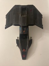 Vintage Captain Power Phantom Striker Mattel Black Jet Plane Spaceship 1986 ASIS