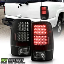 Black Smoke 2000-2006 Chevy Suburban 1500 Tahoe GMC Yukon LED Tail Lights Lamps