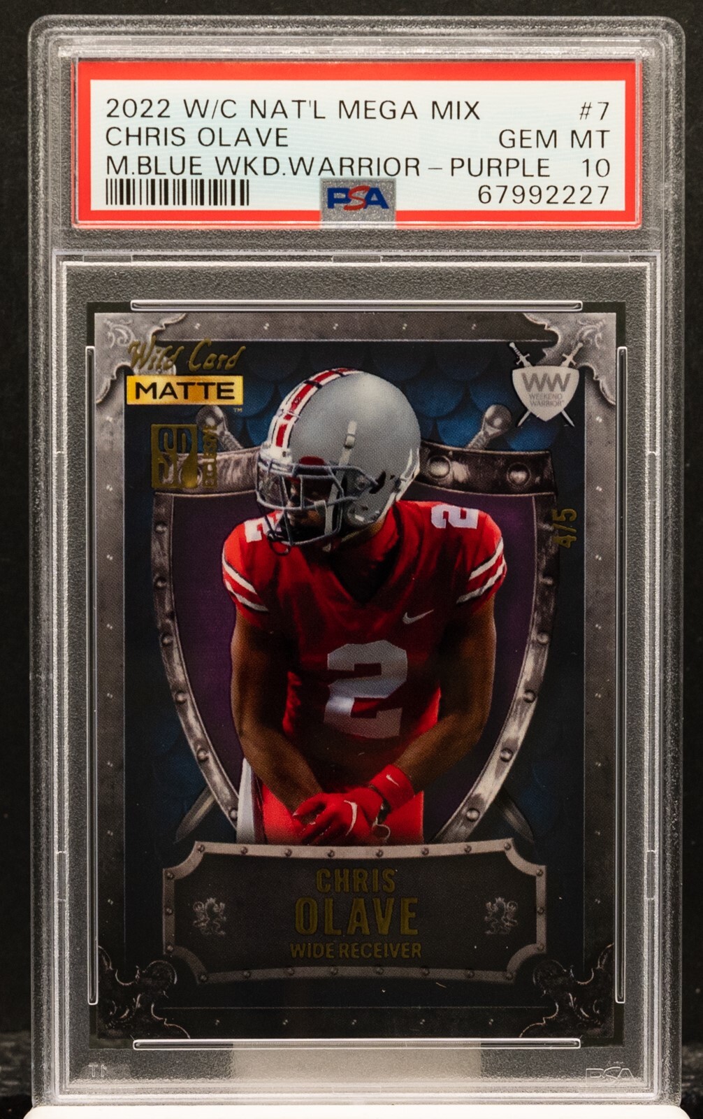 Desmond Ridder Panini Chronicles Draft Picks Rookies & Stars #7 Blue