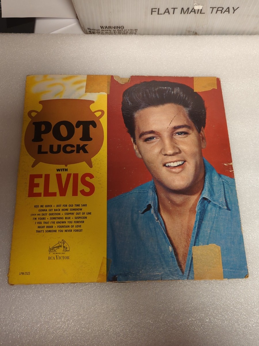 ELVIS PRESLEY - POT LUCK WITH ELVIS - 1962 LP VINYL RECORD