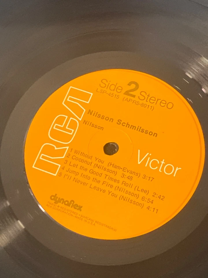 Nilsson Schmilsson RCA LSP-4515 Victor Records With Poster VG/NM Orig. Pressing - Image 2 of 4