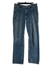 Carhartt Loose Straight Relaxed Fit Work Denim Blue Jeans Pants Men Size 34x36