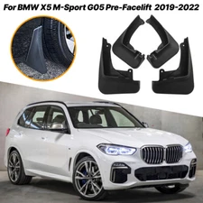 4PC For BMW X5 M-Sport G05 2019-2023 Mud Flaps Splash Guard Mudguards Fender Set