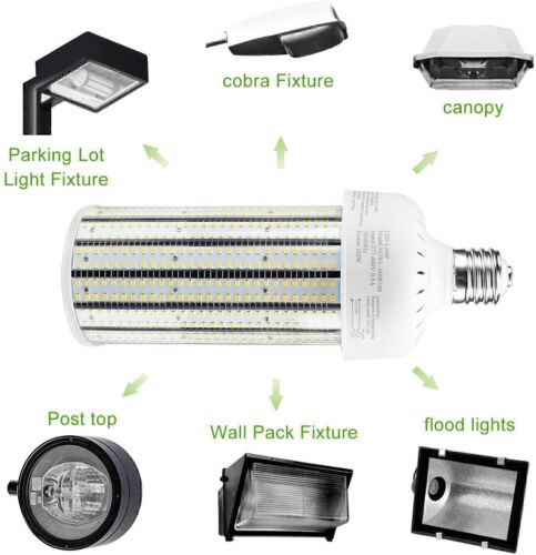 AC277-480V LED Bulb 100W Corn Cob Light Bulb E39 5000K Lamp Replace for 400W HID - Picture 6 of 11