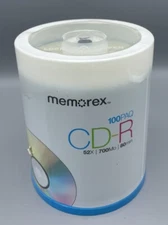 Memorex CD-R Digital Media 52X 700mb 80Min 100 Pack New Factory Sealed