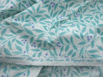 Vintage Sheila Coombes Baumwolle Innen Stoff ''Grasmere'' 40'' L x 54'' B