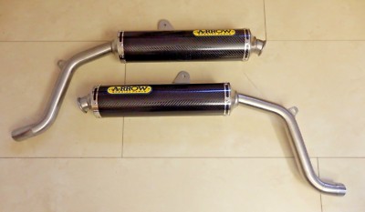 MONSTER S4 / 900 i.e. Auspuff Schalldämpfer High Up CARBON RACE exhaust i988