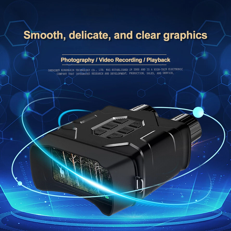 10X Digital Zoom Nachtsicht 850nm Goggles 800m 5K Infrarot Fernglas Jagd - Bild 4 von 4