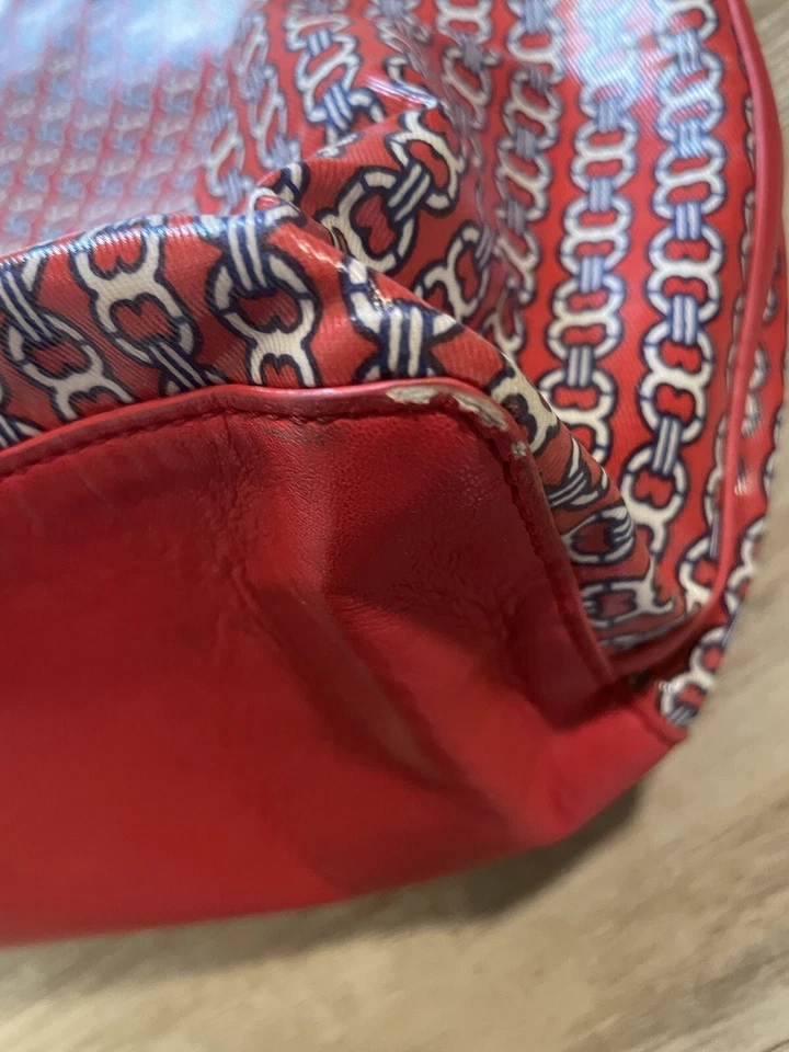 Bolso de Mano Tory Burch Gemini Link Rojo Usado Foto 4 de 4