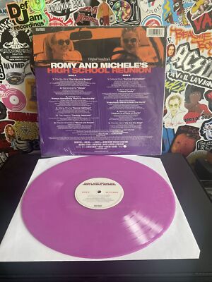 ROMY & MICHELE'S HIGH SCHOOL REUNION Soundtrack VG++ VIOLET VINYL