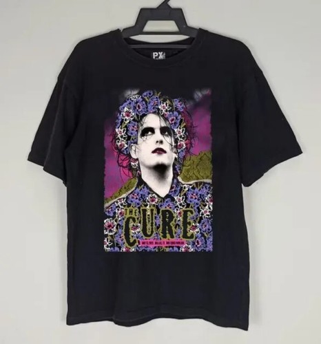 T-shirt Vintage The Cure 2002 Tour - Taille L, Bleu, Goth/new Wave, Occasion Très Bon état