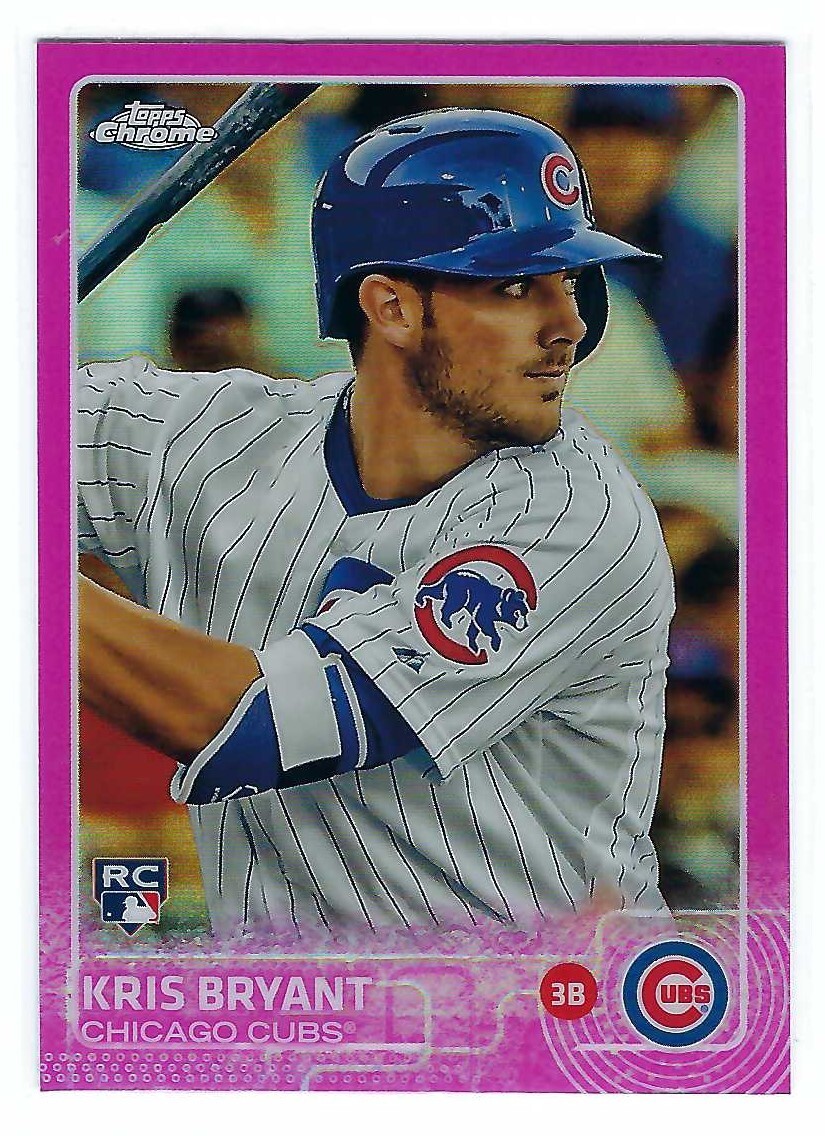 2015 Topps Chrome Pink Refractor #112 KRIS BRYANT (RC) Rookie