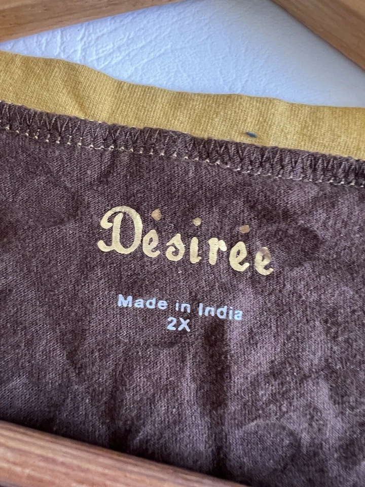 Top Desiree Lunares Encaje Lazo Trasero Talla Grande 2X Babydoll Y2K Cottagecore Preppy Foto 3 de 4