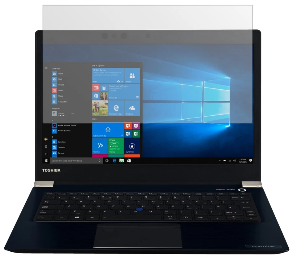 2x Screen Protector for Toshiba Portege X30 D121 Protection Anti Glare dipos - Image 2 of 4