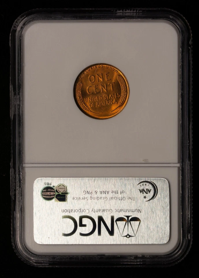 1935 1c Lincoln Wheat Small Cent - NGC MS 67 RD - Red - SKU-X2595 - Image 3 of 4