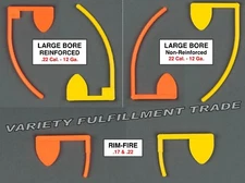 Gun Empty Chamber Safety Flag Range Firearm Rifle Pistol ~ .17c & .22c-12g  🇺🇸