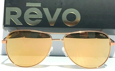 Revo Classic Relay Aviator Polarized Sunglasses - rose gold Lenses, Gold Frame Revo Relay RE 1014 14 CH Polarised Sunglasses - US main image 4