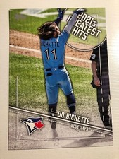 2022 Topps Greatest Hits Jumbo 5x7 /49 Bo Bichette Blue Jays 21GH-2