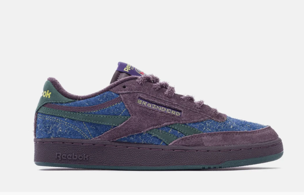 Reebok Brain Dead Club C Bosque Oscuro Gris Lata GX9593 Negro Talla 4 13 NUEVO
