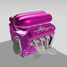 1:25-1:24 Scale Resin Billet Show Car Motor LSX Engine Kit