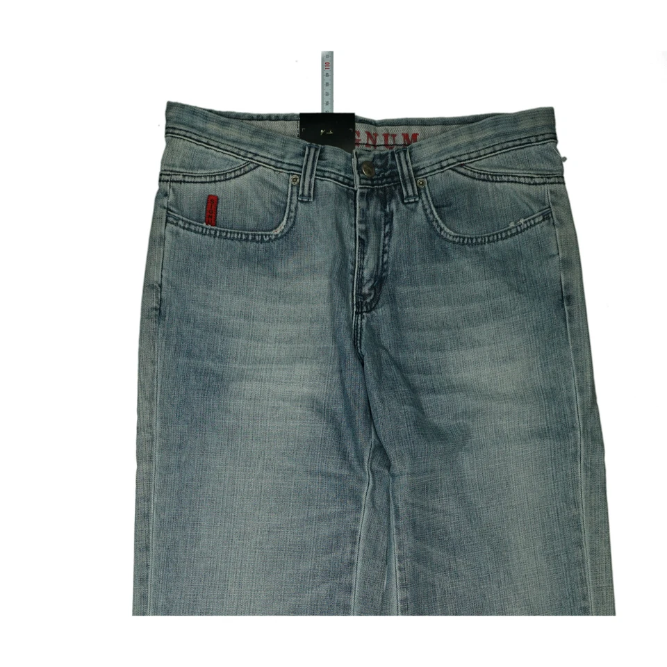 SIGNUM Pantalones Jeans Regulares De Confort Para Hombre 30/34 Azul NUEVO. - Imagen 2 de 4