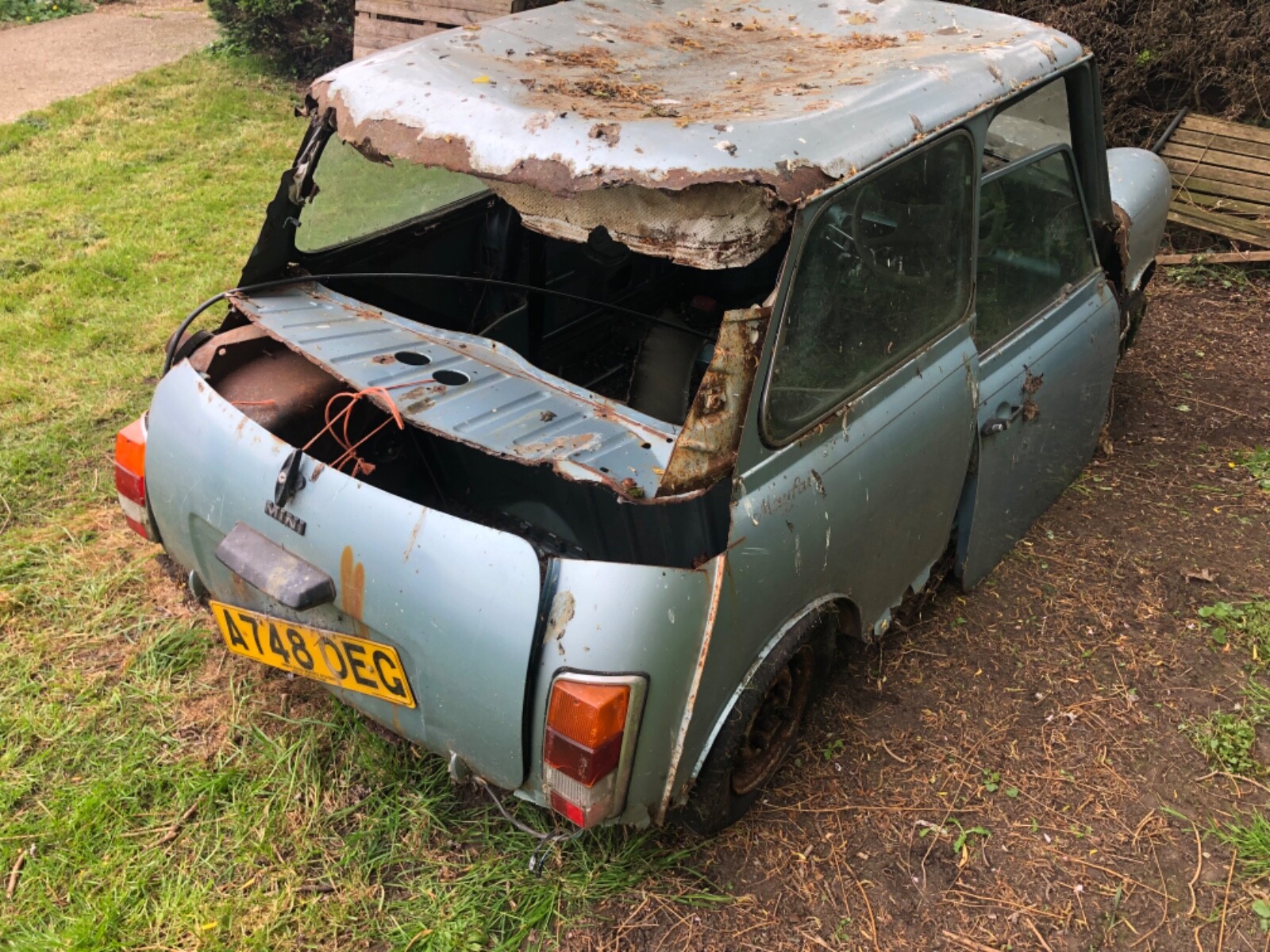 Image 4 - AUSTIN MINI MAYFAIR 1983  ZIRCON BLUE  HEDGE / BARN FIND /SPARES OR BRAVE REPAIR