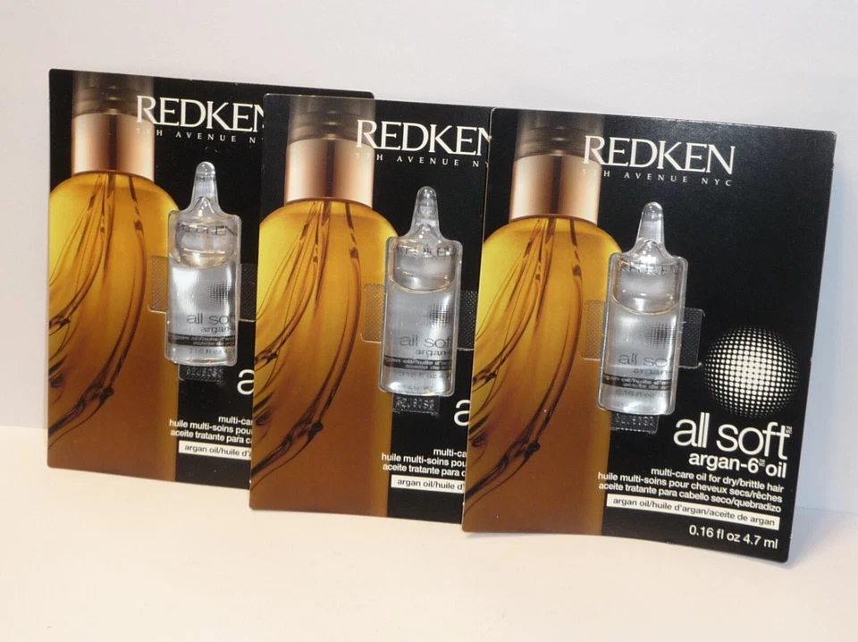 Redken  All Soft Argan-6 Oil  3 x 4,7ml - Bild 1 von 1