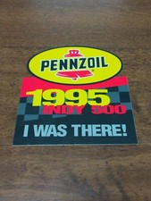 Pennzoil 1995 Indianapolis 500 (I Was There!) Decal
