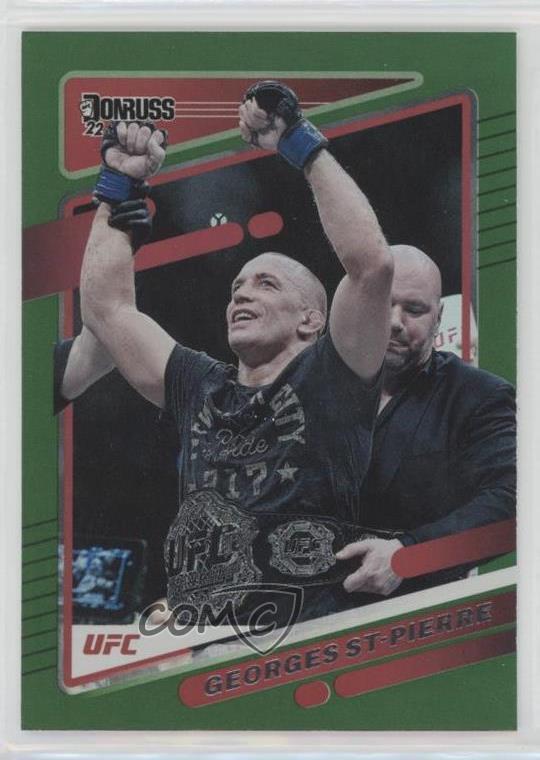 2022 Donruss UFC Green Flood Georges St-Pierre #169
