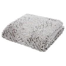 Catherine Lansfield Wolf Throw, Neutral, 150 x 200 Cm