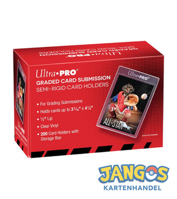 Semi Rigid Card Saver Ultra Pro Card Holder PSA Grading Hüllen 200 Stück