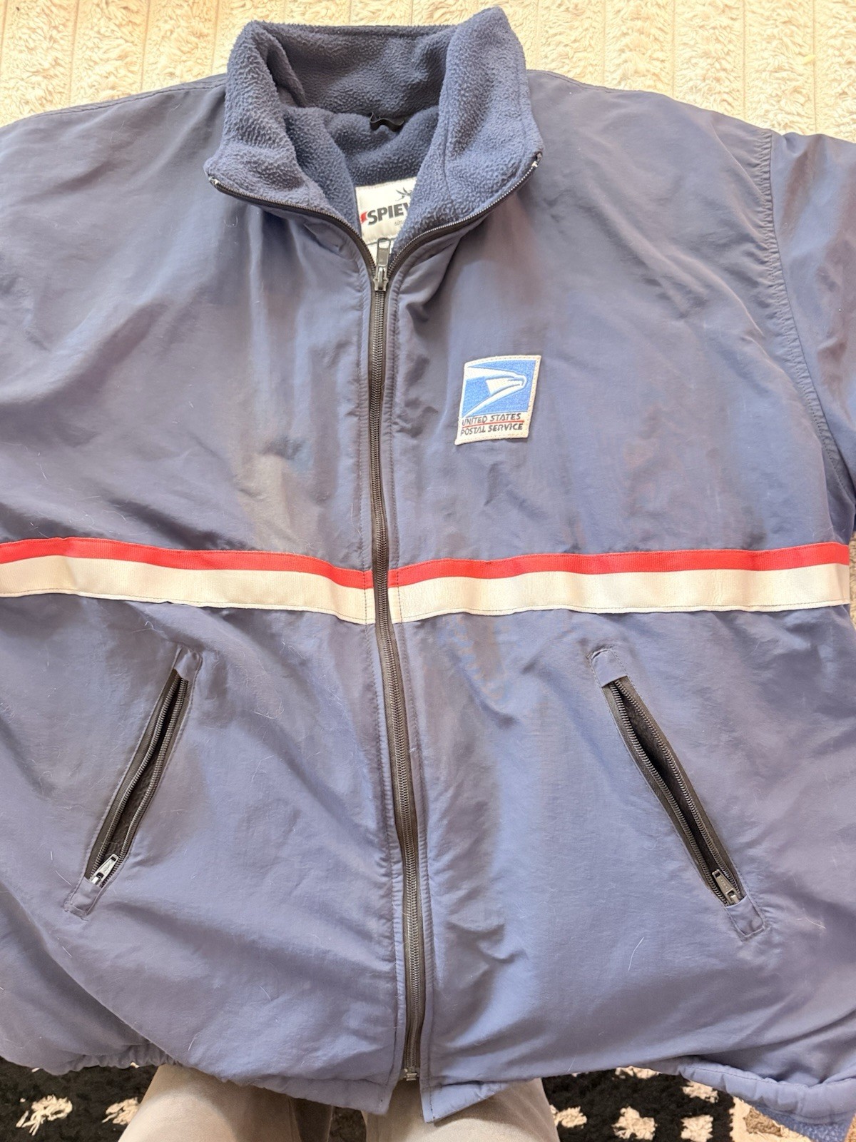 Vintage Spiewak USPS Letter Carrier Bomber Jacket With Liner XXL Made In USA D5