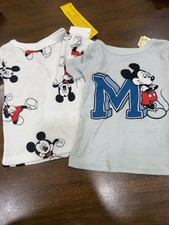 Toddler Disney Mickey Mouse Pajama Shirt Set NWT