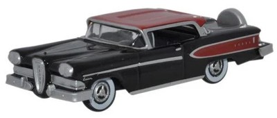 1958 EDSEL CITATION CAR - BLACK AMBER RED - 1:87 OXFORD - 87ED58001
