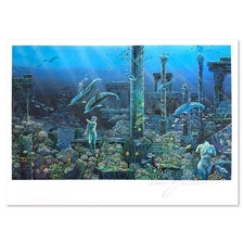 Robert Lyn Nelson, "Athenian Odyssey" Limited Edition Mixed Media, Numbered and