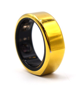 Oura Ring Gen3 Heritage - Titanium - Size 8 - Gold - (HEAVILY SCRATCHED)