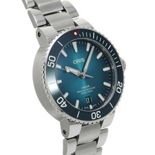 ORIS Aquis Clean Ocean Limited Edition 01 733 7732 4185 Men Blue #W2499 4