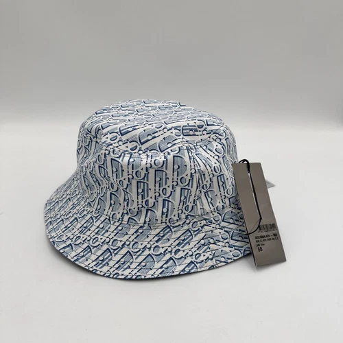 Chapeau seau réversible oblique Dior 60 120113268