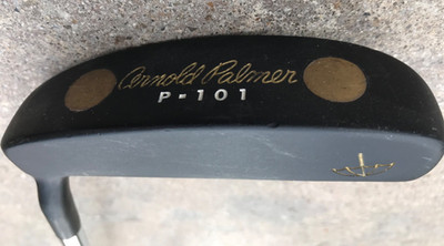 Arnold Palmer P-101 Putter w/Brass Weighted Inserts Great Condition 35''