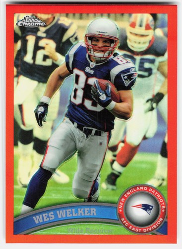 2011 Topps Chrome Wes Welker #98 card