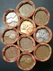 LOT of 10 Unsearched Wheat Penny Rolls 1909-1958
