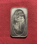 1 oz Silver Merry Christmas Art Bar #109