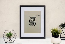 Andy Warhol, Hand-Signed Original Print With COA + $3,500 USD Appraisal.