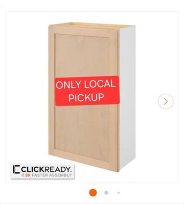 24 In. W X 12 In. D X 42 In. H Ready to Assemble Wall Kitchen Cabinet in Unfinis