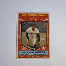 1959 Topps - High # Orlando Cepeda #553