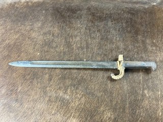 WWI Era Remington No. 5 Rolling Block Rifle Sword Bayonet with Quillion