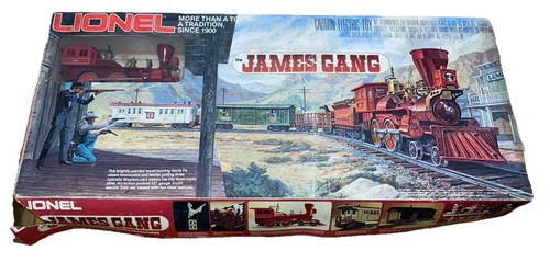 **TEILE** Lionel 6-1053 Dampflok-Set "James Gang" mit Gebäuden & Gleisen | Zustand: For parts or not working