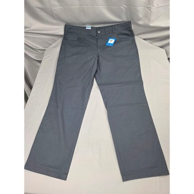Columbia Rapid Rivers Pant Mens 42x32 Dark Grey Straight Leg 1805101-053 NWT