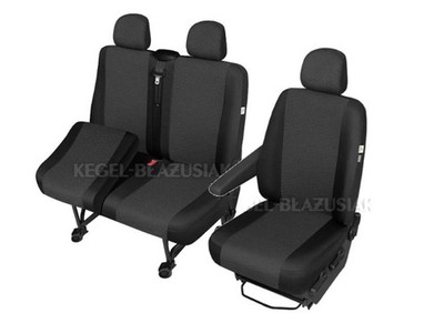 Iveco Daily VI Maß Sitzbezüge Sitzschoner Set Fahrersitz + Doppelbank