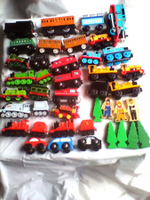 43 Vintage Thomas Tank Magnetic Trains  Accessories Mixed Lot Wood  Diecast